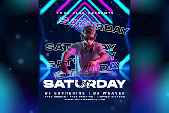 create motion graphics for your event flyer