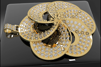 turn the jewelry in your photo, into a 3d jewelry model