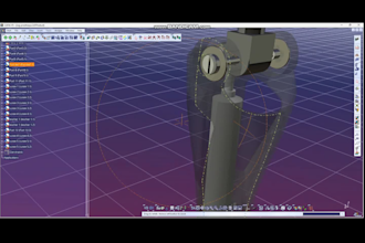 design professional industrial parts in catia
