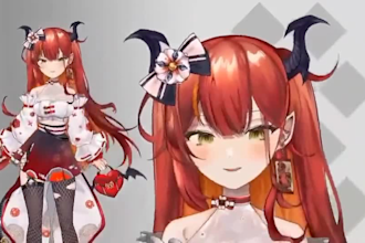 design rig live 2d vtuber model live2d model vtuber model live2d physics vbriger