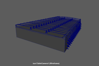deliver a 3d model with clean geometry and uvs