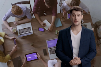 make an ai spokesperson video for promotion