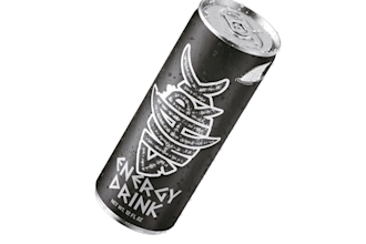 create a energy drink label for your brand