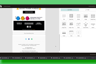 create a mailchimp custom email design template