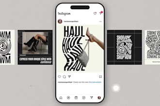design animated social media post and ads social media carousel posts in canva