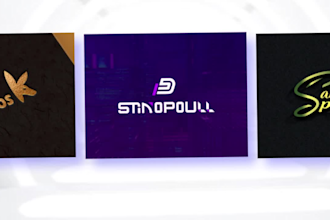 do minimalist modern logo design for your brand