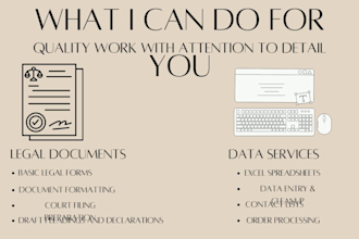provide fast and accurate data entry and admin support
