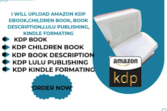 design, edit children book illustration storybook for lulu kindle format amazon