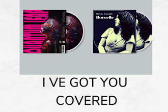 design high quality album artwork, album art, album cover art, or single cover