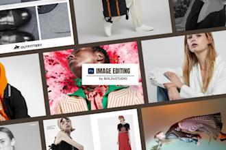 do professional image editing, retouching with natural look