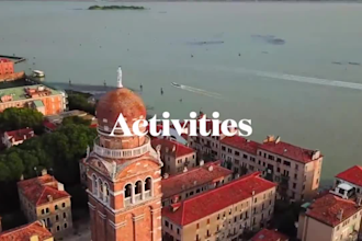plan a researched itinerary for your vacation in venice