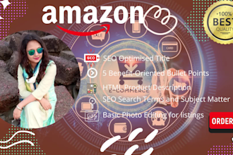 do amazon product listings and SEO optimized product description