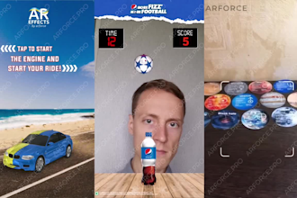 create advanced ar games for snapchat, camera kit web, tiktok