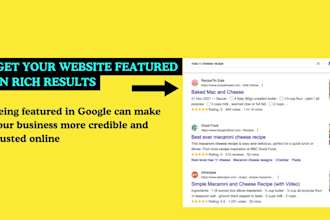 set up schema markup structured data for rich snippets