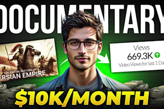 be your youtube documentary video editor, podcast editor, faceless top 10 video