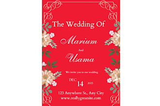 design invitations, wedding, birthday,party,, greeting cards and baby shower