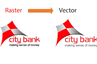 do wonderful raster to vector for you