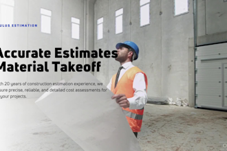 provide accurate construction cost estimates professional estimation services