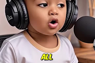 ai short video ai baby podcast ai talking baby podcast for tiktok and youtube