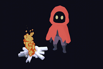 do 3d modeling and sculpting for your games and make your characters look great