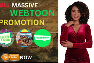 do webcomic promotion, webtoon promotion, manga, tapas, comic