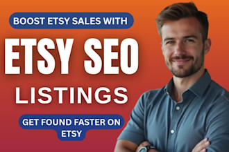 do etsy SEO to rank etsy listings on top and boost sales