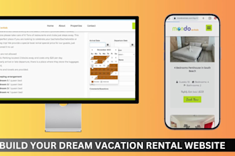 build vacation rental, rental website, vacation website, booking website, airbnb