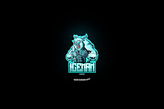 create glitch logo intro