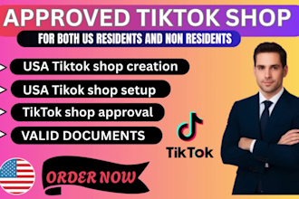 create USA tiktok shop setup usa tiktok shop tiktok shop usa for non resident