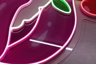 make custom neon sign design with acrylic