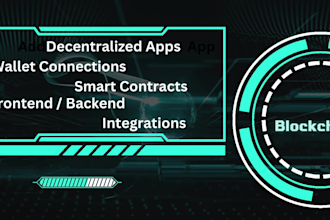 develop full stack crypto blockchain dapps, solidity smart contract on ethereum