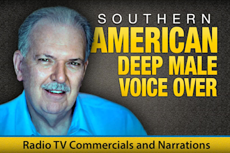 be your southern american male deep voice  artist