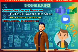 be your online mechanical engineering tutor