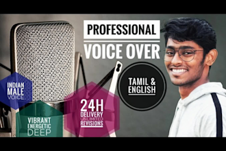 do amazing dubbing and voice over in tamil and english