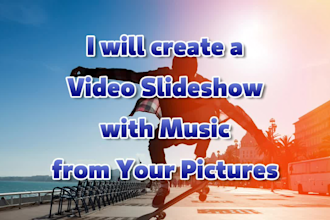 transform your photos into a video slideshow with music