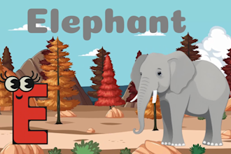 create kids learning video and nursery rhymes video