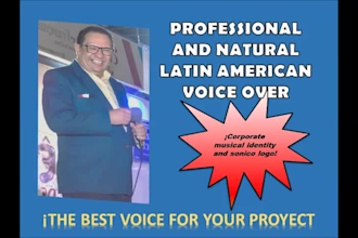 record my voice in latin american spanish neutrally spoken