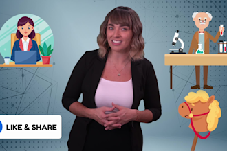 create a green screen spokesperson video