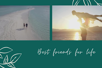 edit dynamic photo collage, wedding slideshow video, photo montage