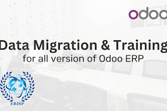 provide odoo erp data migration and training for all versions