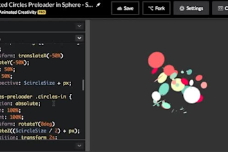 create a beautiful HTML5 css or scss or js animation