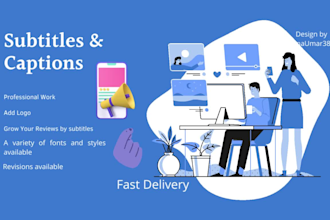 add professional synced subtitles languages and captions