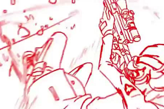 do 2d line art 2d tradition frame by frame animation  hand drawn video