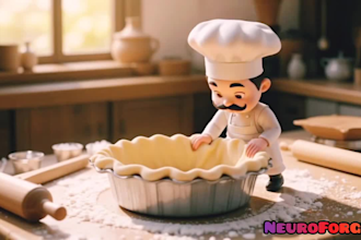 create a miniature feast video, ai food video ai food photography for your brand