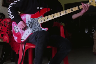 record custom electric bass tracks in any genre