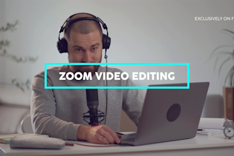 do youtube, real estate, podcast, vlogs, zoom video editing