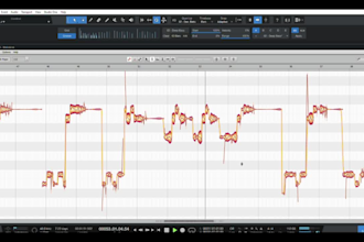 perfectly manual tune and pitch correct your vocals using melodyne