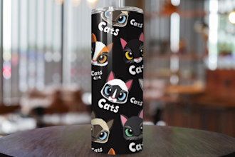 design skinny tumbler wrap 20oz 30oz