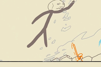 do 2d rigged animation frame by frame lip sync walk cycle stickman 2d animation