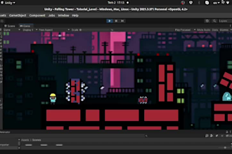 create a basic game using unity
